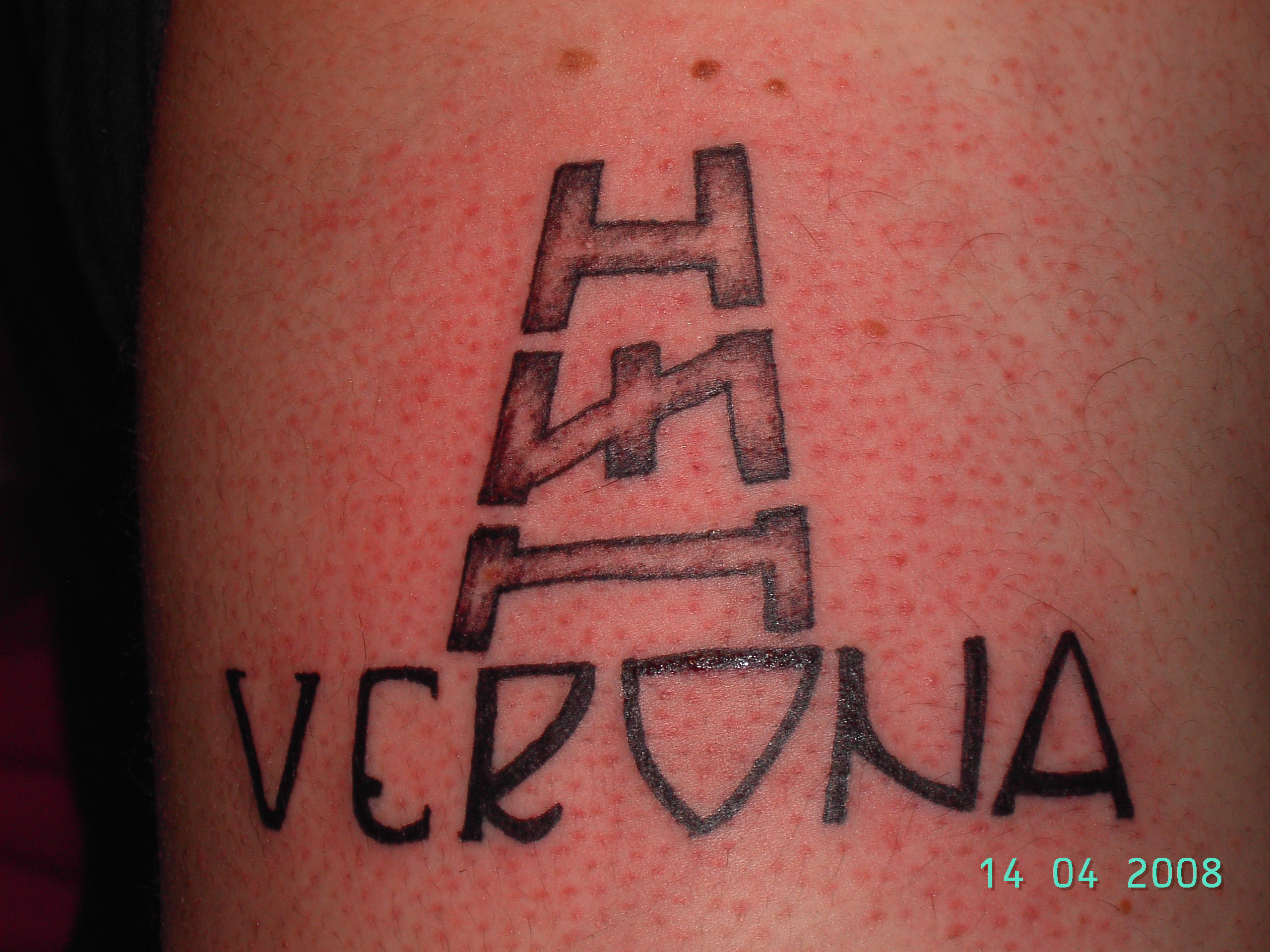hellas verona nero su bianco tattoo hellas verona nero su bianco tattoo